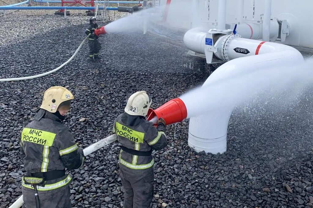ООО «Транснефть – Восток» провело пожарно-тактические учения на производственном объекте в Иркутской области
